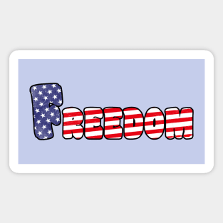 Freedom Flag Magnet